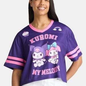 Sanrio Kuromi My Melody Women's Graphic Jersey - Size L NWT